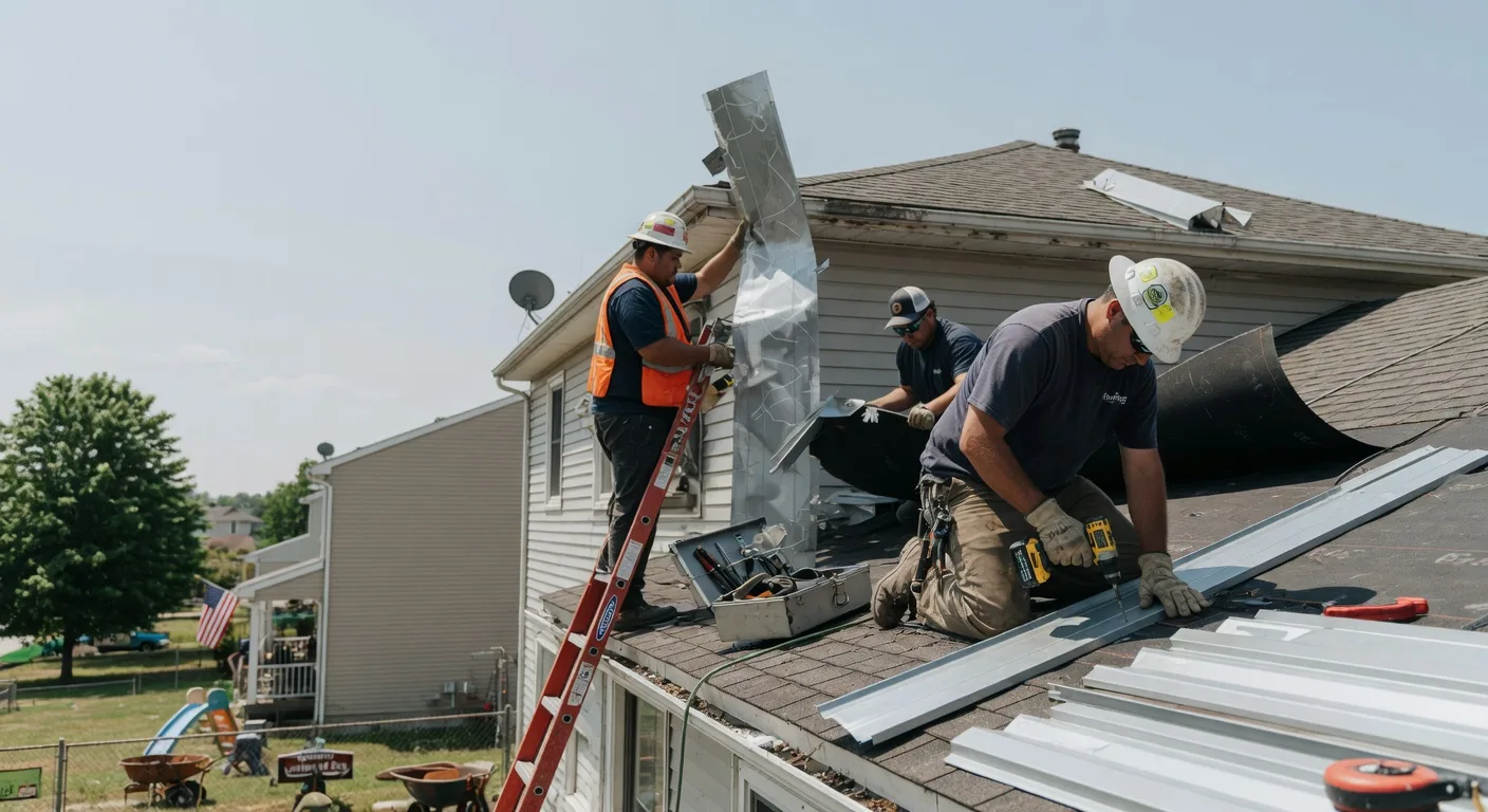 Metal Roof Repair in Harrisonville, PA